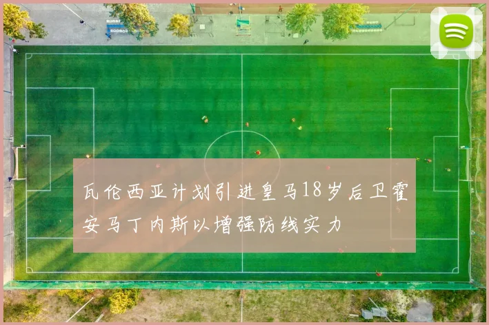 瓦伦西亚计划引进皇马18岁后卫霍安马丁内斯以增强防线实力